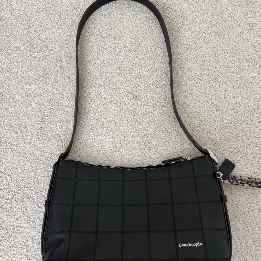 Black Quilted Leather Coachtopia Alter/Ego Shoulder Bag